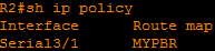 show ip policy